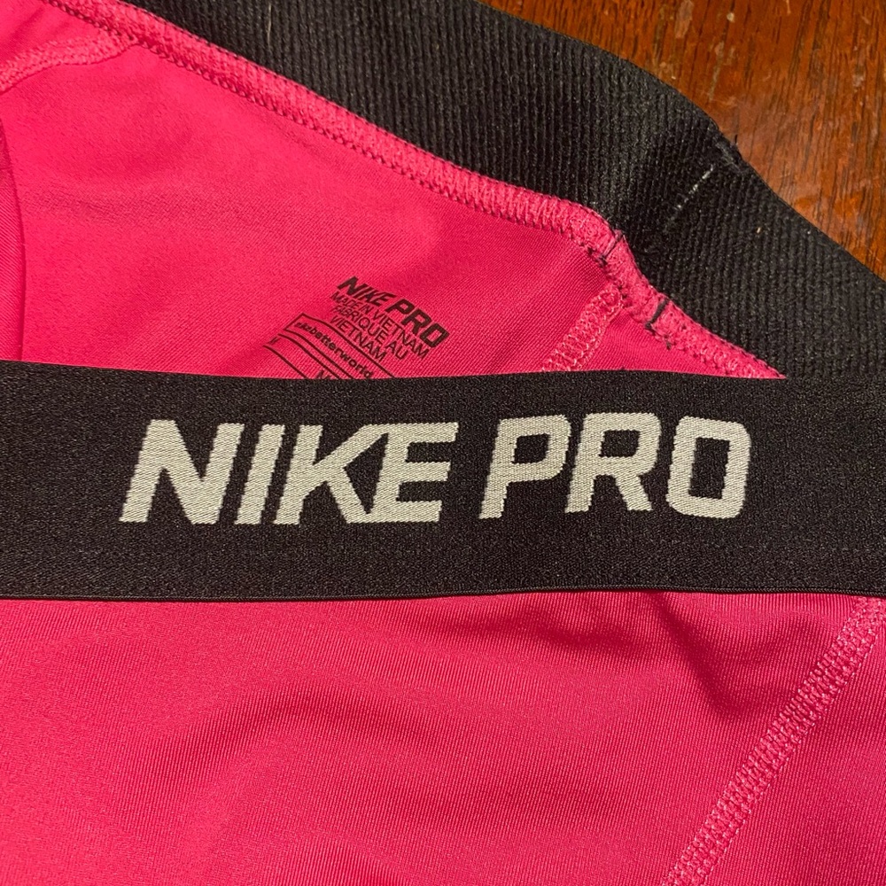 Nike Pro Pink Athletic Shorts Medium Pink